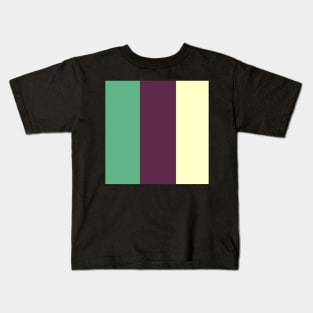 simple abstract stripe pattern Kids T-Shirt
